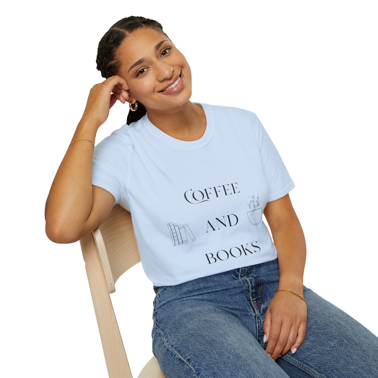 Book Lover Coffee T-Shirt — Cute Reading & Coffee Tee for Bibliophiles