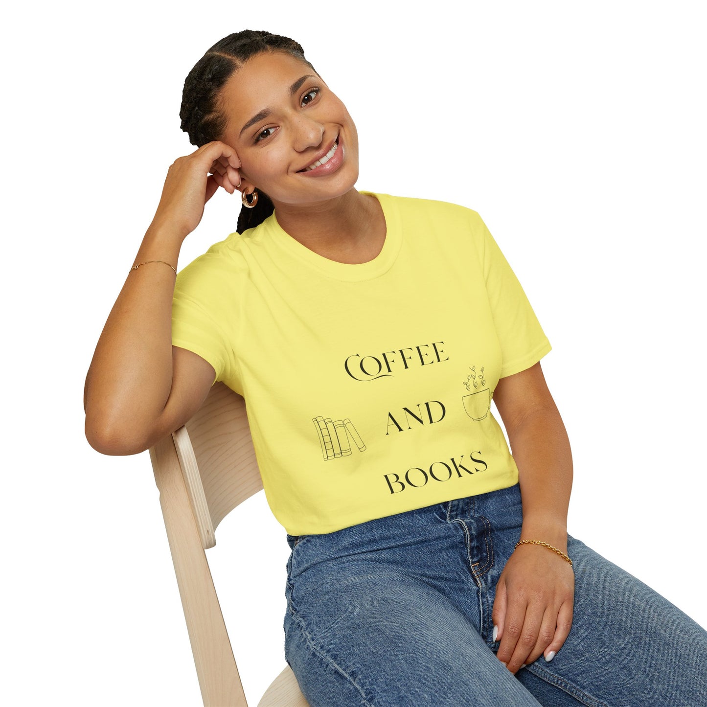 Book Lover Coffee T-Shirt — Cute Reading & Coffee Tee for Bibliophiles
