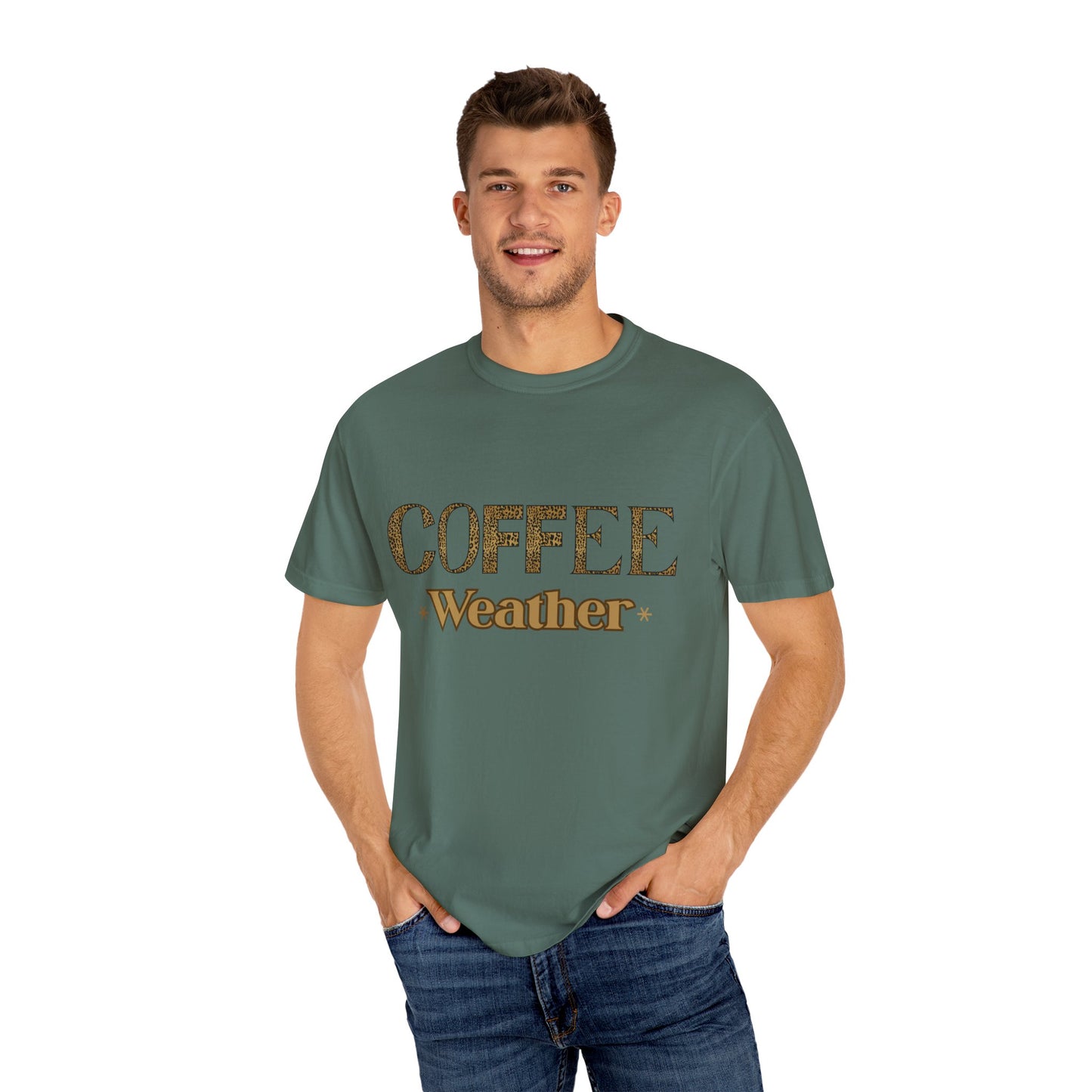 Coffee Weather T-Shirt — Cozy Vintage Coffee Lover Tee