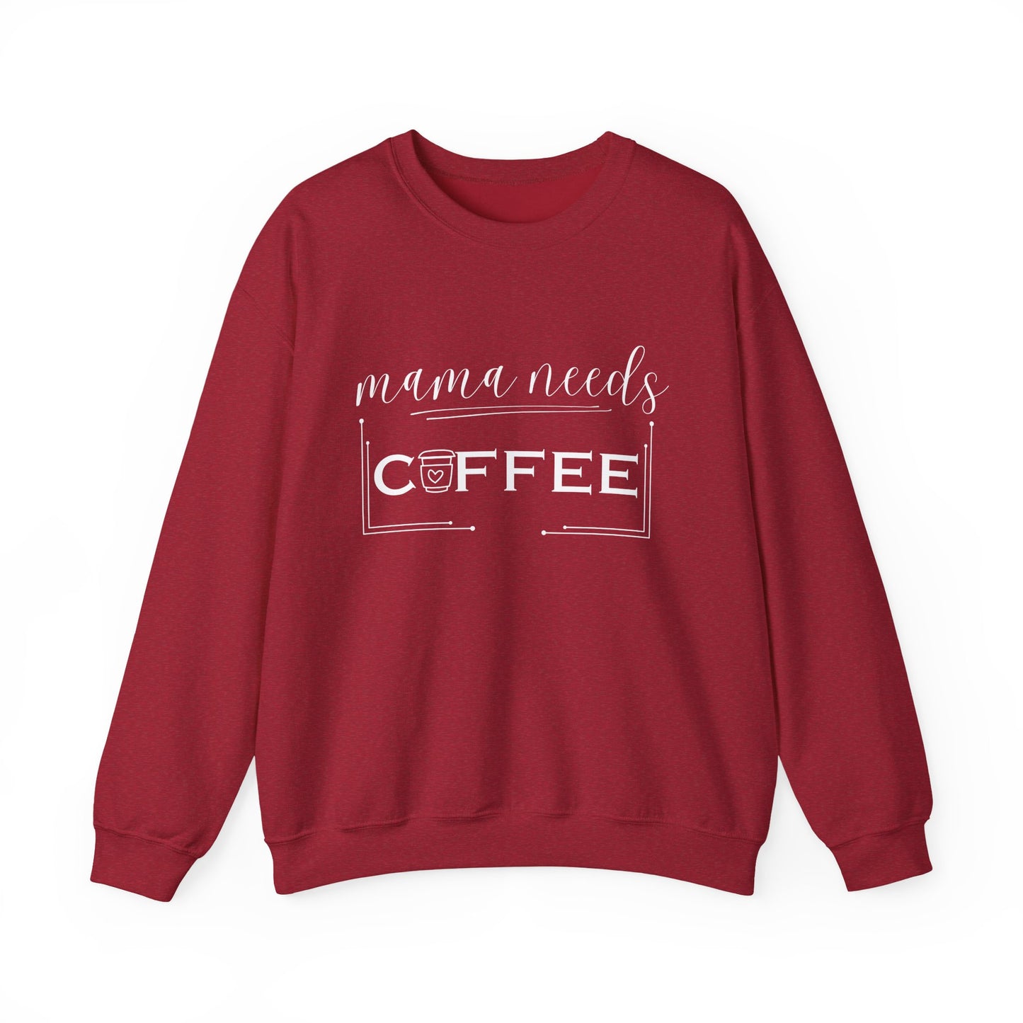 Mama Coffee Lover Sweatshirt — Funny Cute Mama Shirt for Coffee Moms