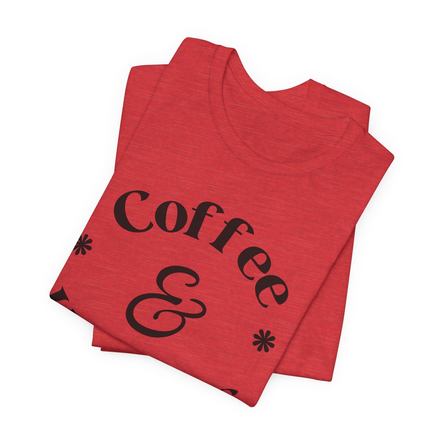 Coffee & Kindness T‑Shirt — Positive Quote Tee for Coffee Lovers