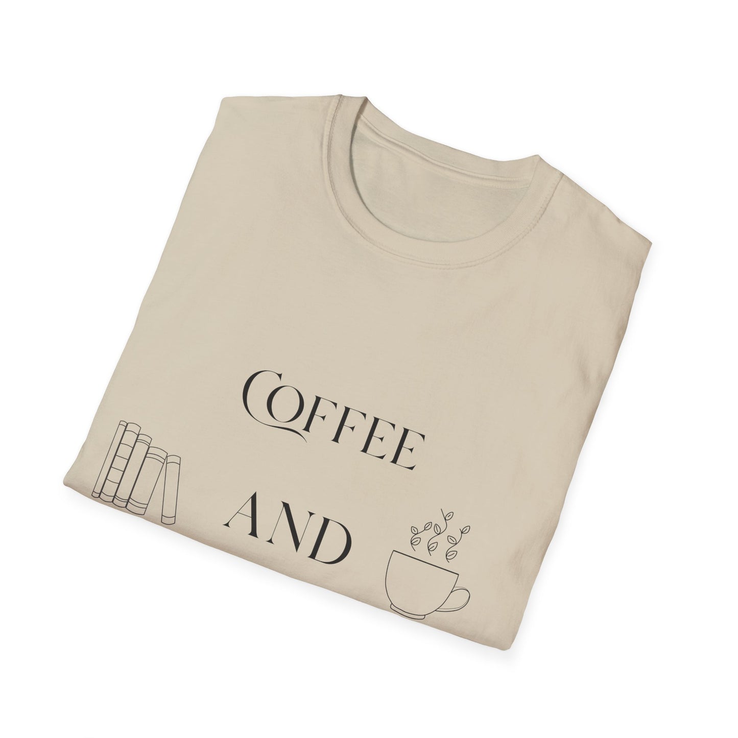 Book Lover Coffee T-Shirt — Cute Reading & Coffee Tee for Bibliophiles
