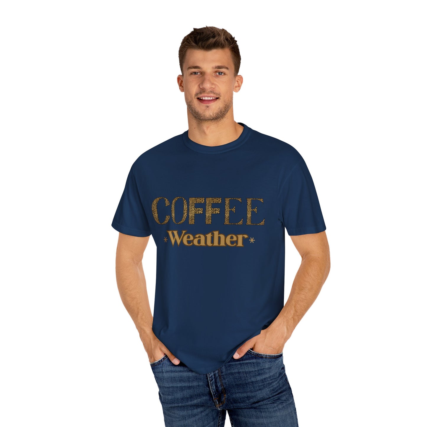 Coffee Weather T-Shirt — Cozy Vintage Coffee Lover Tee