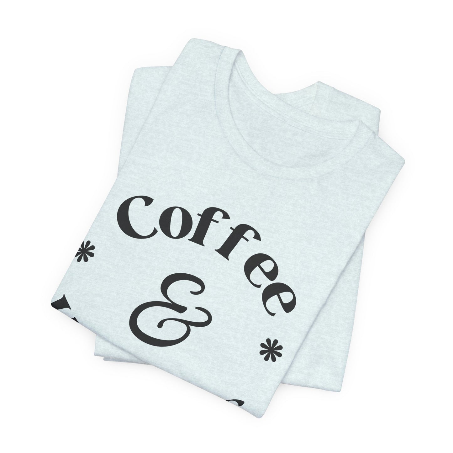 Coffee & Kindness T‑Shirt — Positive Quote Tee for Coffee Lovers