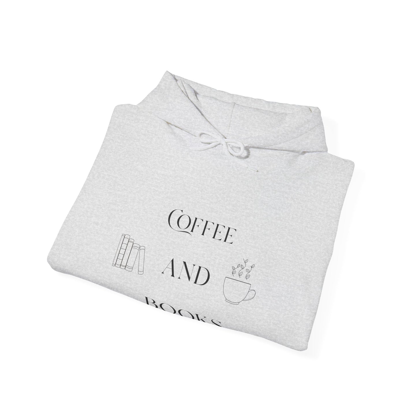 Cozy Coffee Books Hoodie Sweatshirt - Unisex Heavy Blend™