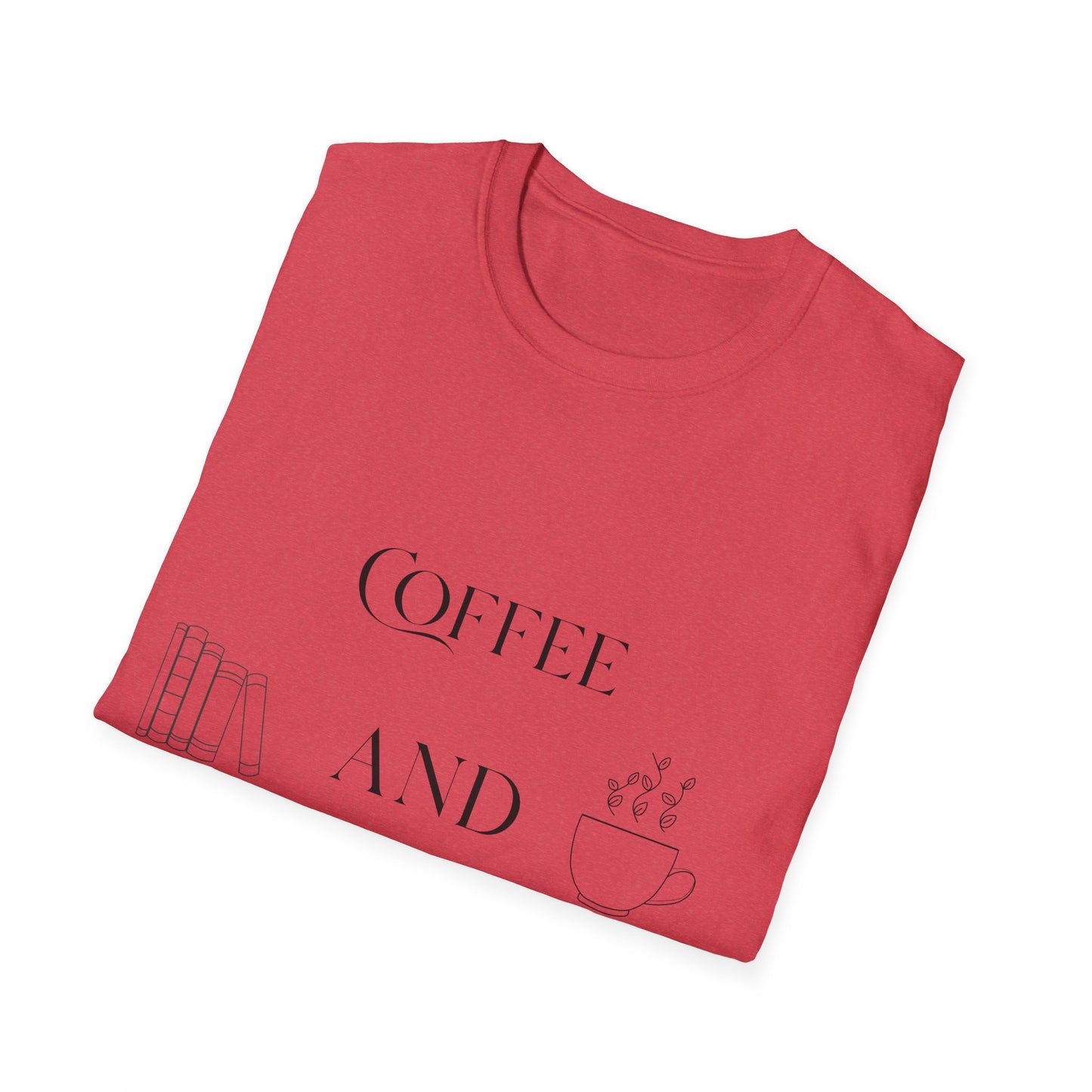 Book Lover Coffee T-Shirt — Cute Reading & Coffee Tee for Bibliophiles