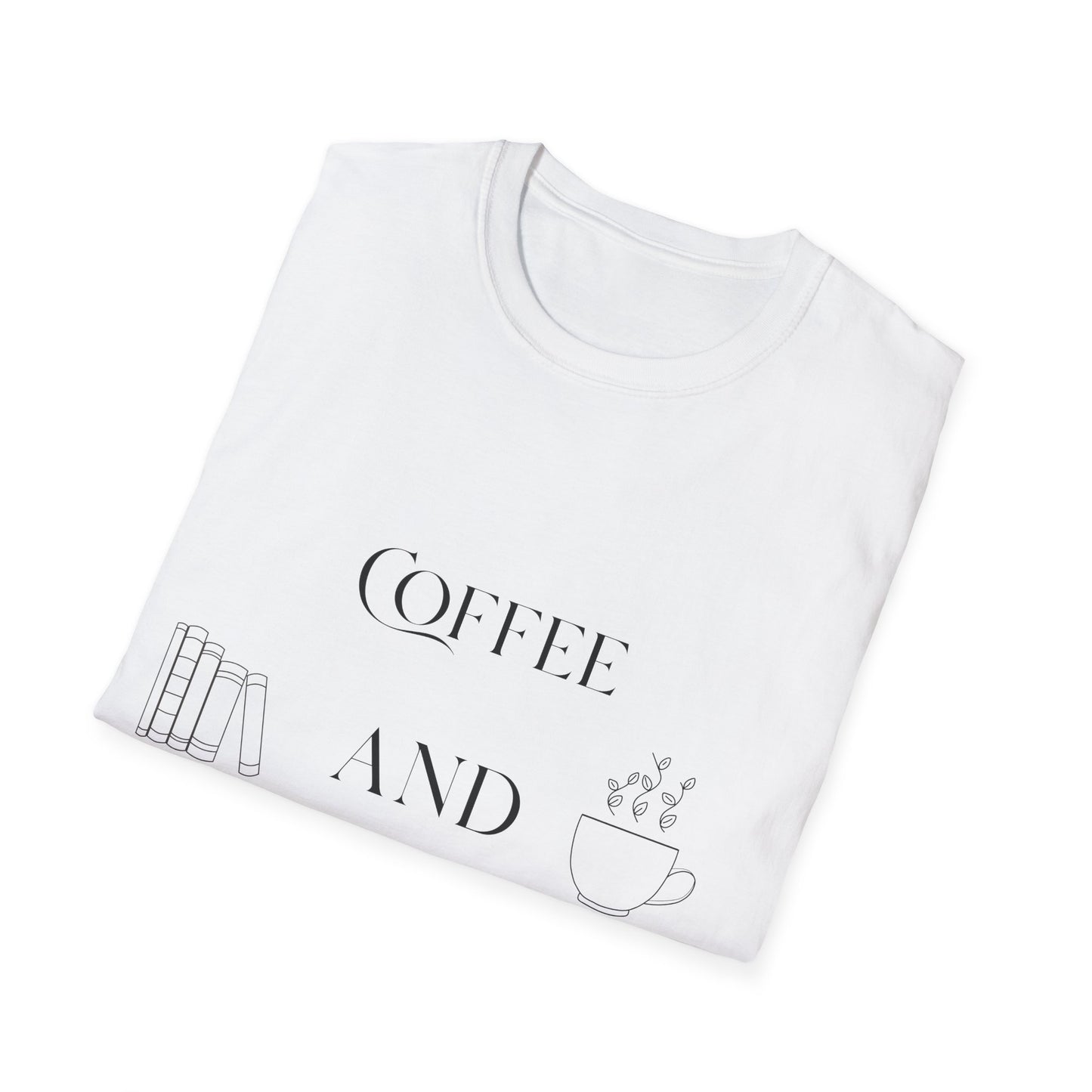 Book Lover Coffee T-Shirt — Cute Reading & Coffee Tee for Bibliophiles