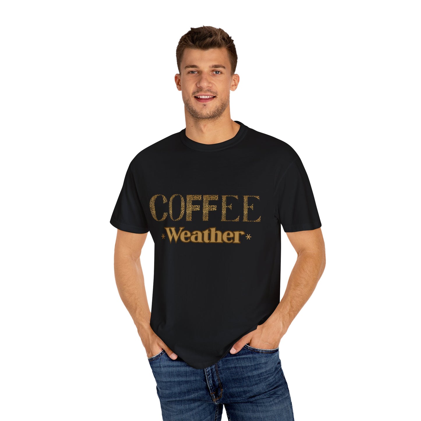Coffee Weather T-Shirt — Cozy Vintage Coffee Lover Tee