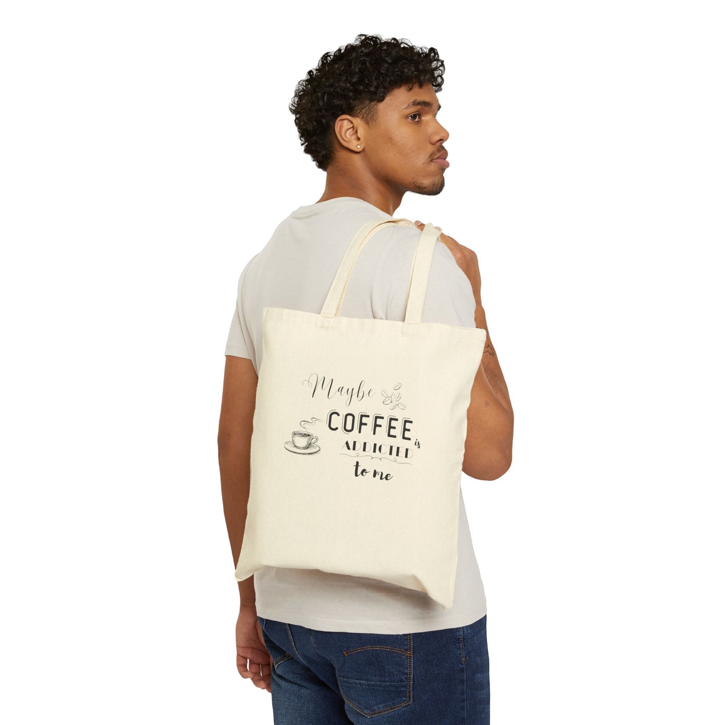 Funny Coffee Canvas Tote Bag