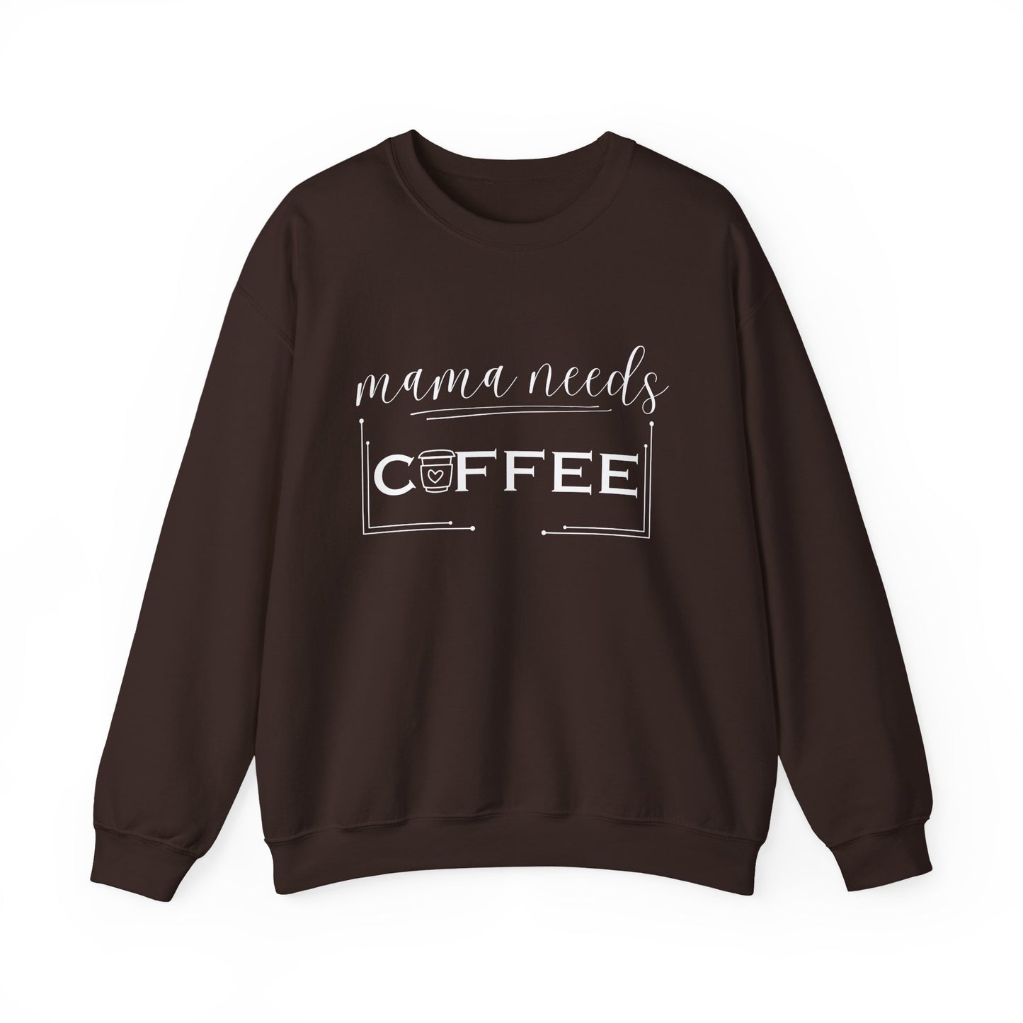 Mama Coffee Lover Sweatshirt — Funny Cute Mama Shirt for Coffee Moms