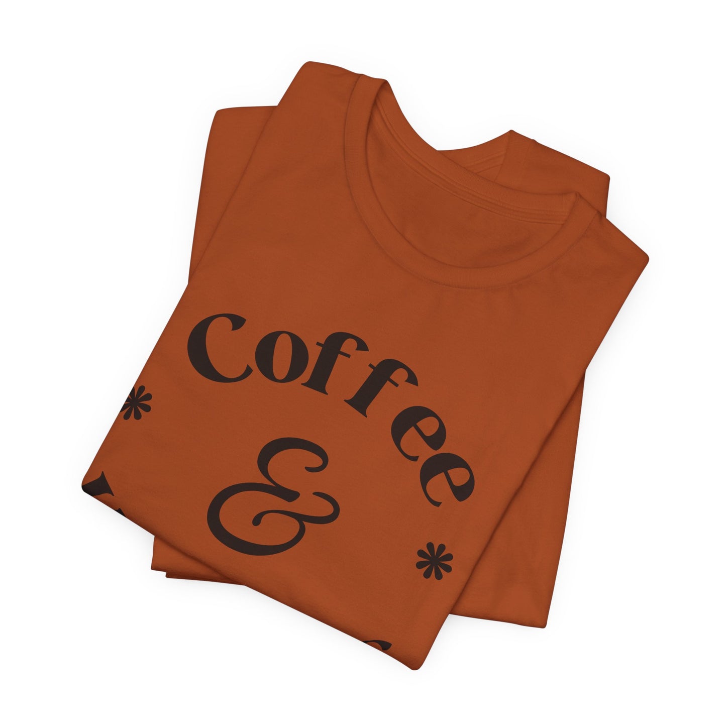 Coffee & Kindness T‑Shirt — Positive Quote Tee for Coffee Lovers