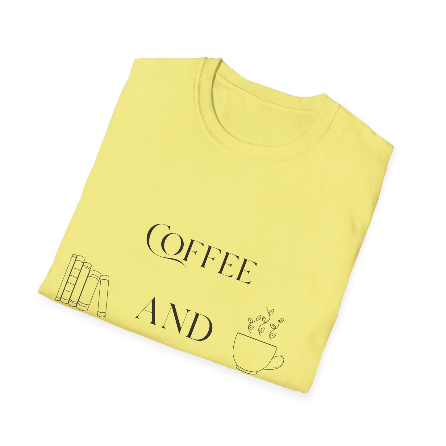 Book Lover Coffee T-Shirt — Cute Reading & Coffee Tee for Bibliophiles