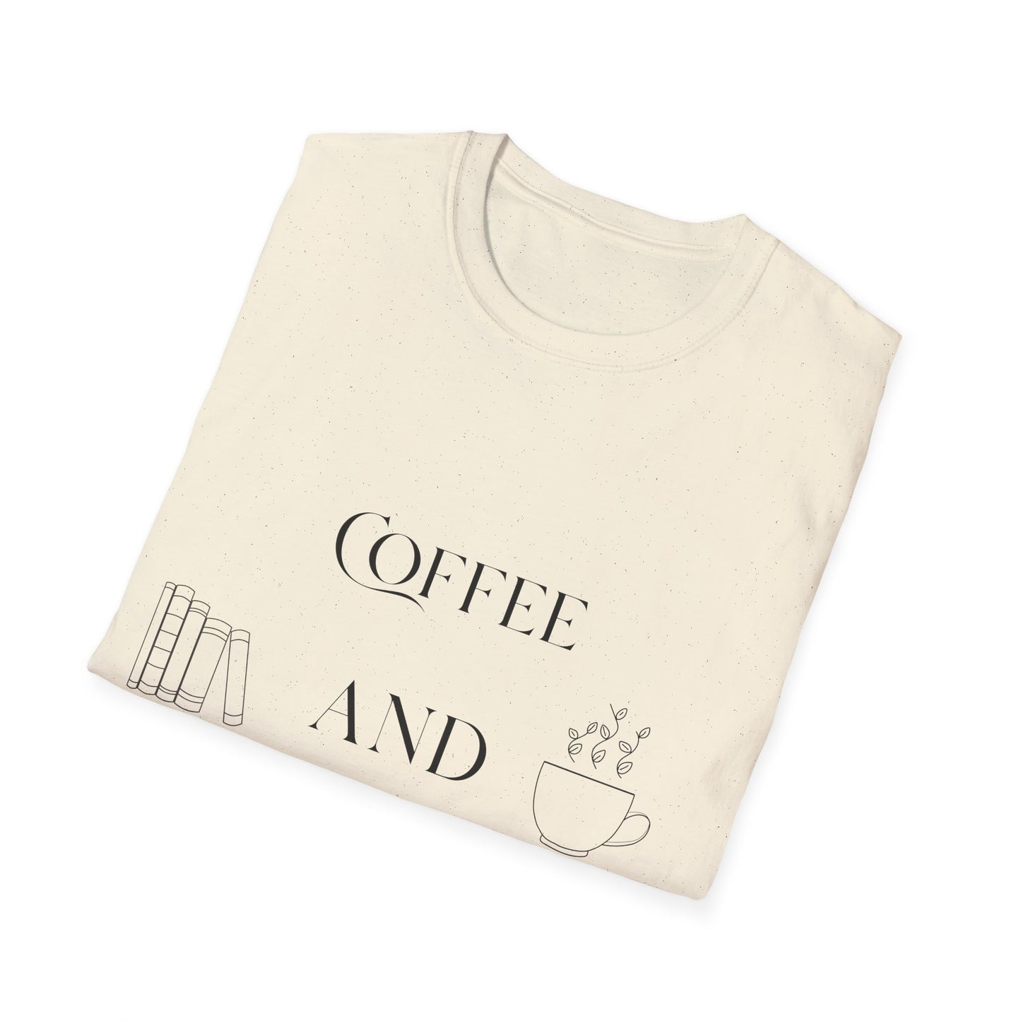 Book Lover Coffee T-Shirt — Cute Reading & Coffee Tee for Bibliophiles