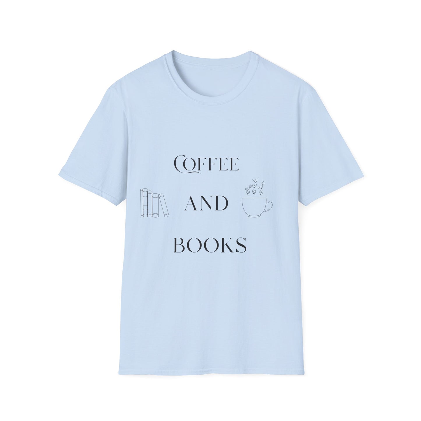 Book Lover Coffee T-Shirt — Cute Reading & Coffee Tee for Bibliophiles