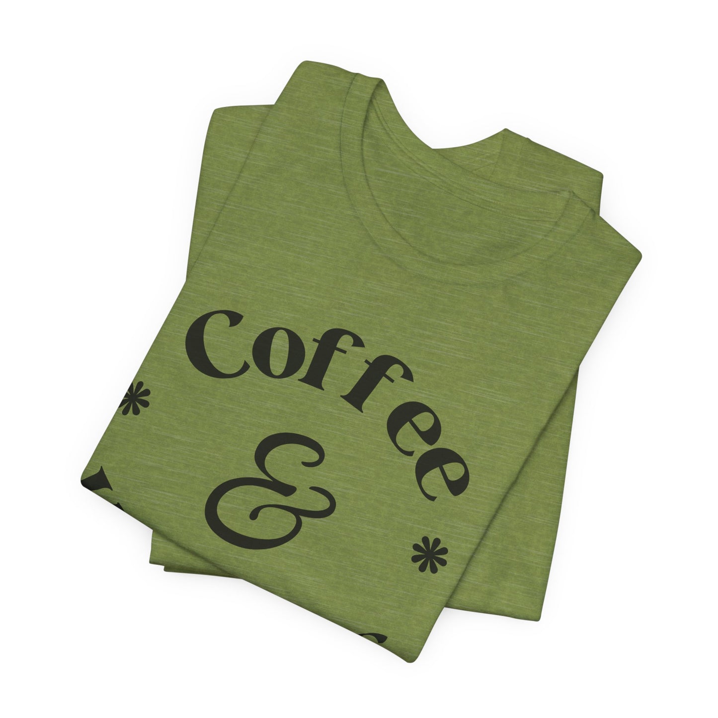 Coffee & Kindness T‑Shirt — Positive Quote Tee for Coffee Lovers