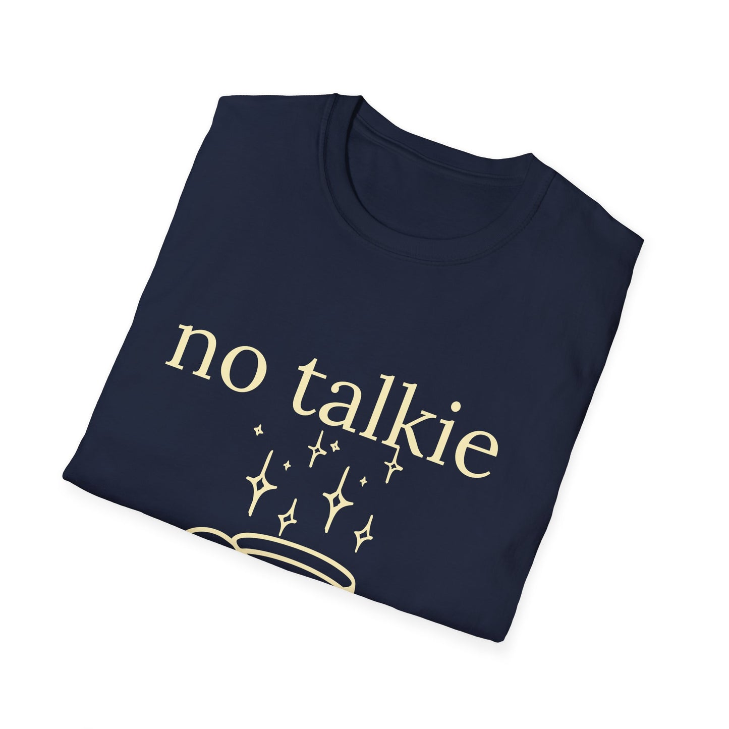 No Talkie Before Coffee T-Shirt — Funny Coffee Lover Tee