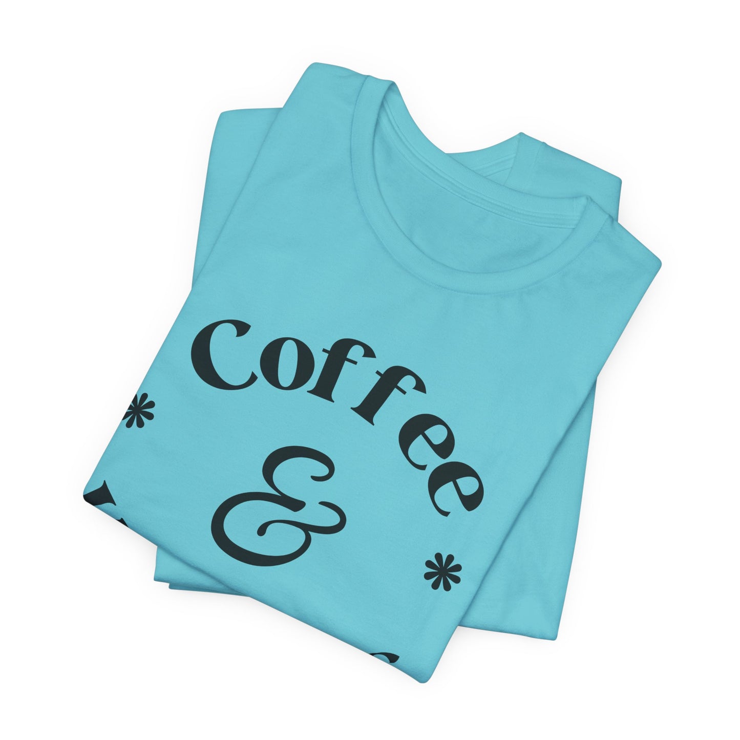 Coffee & Kindness T‑Shirt — Positive Quote Tee for Coffee Lovers