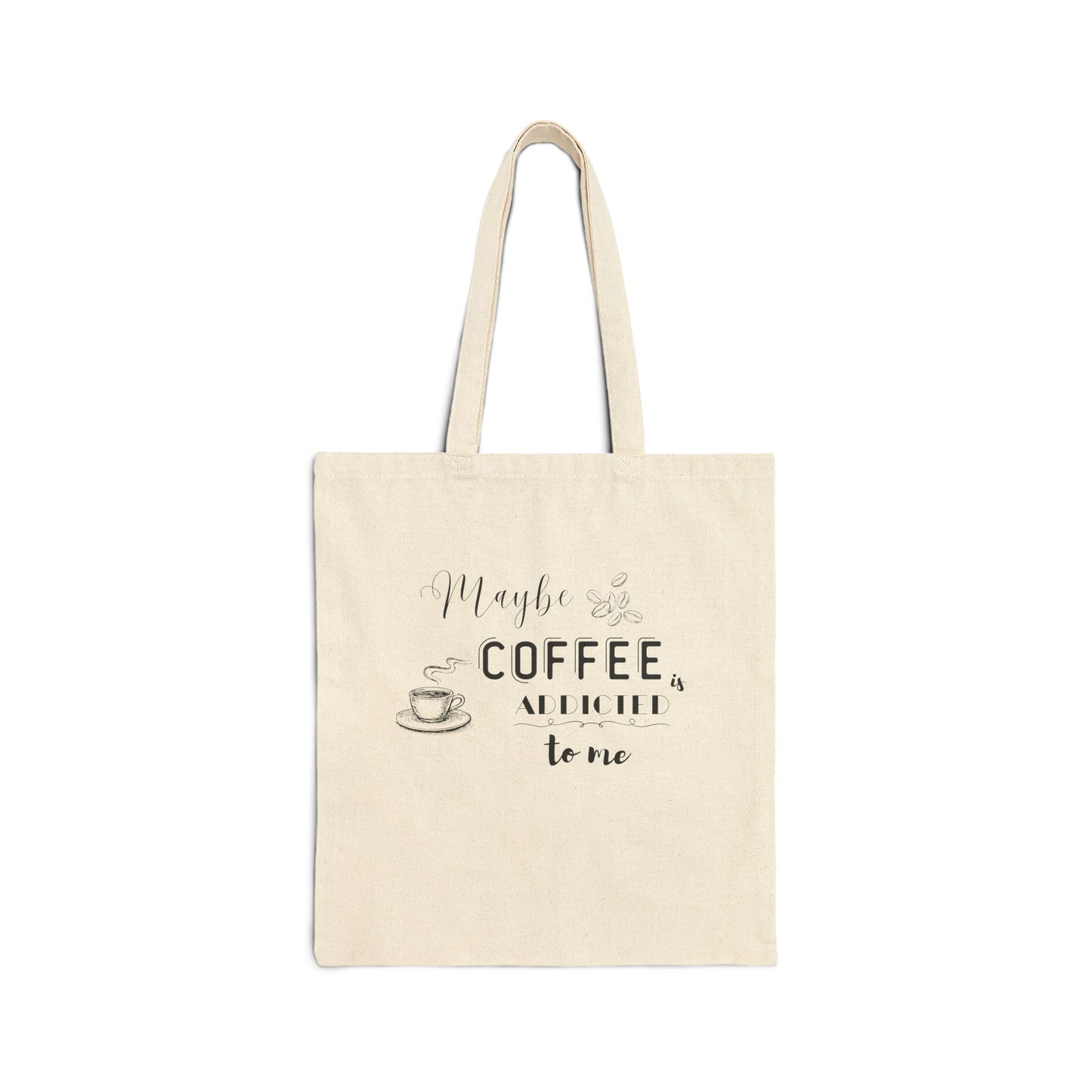 Funny Coffee Canvas Tote Bag