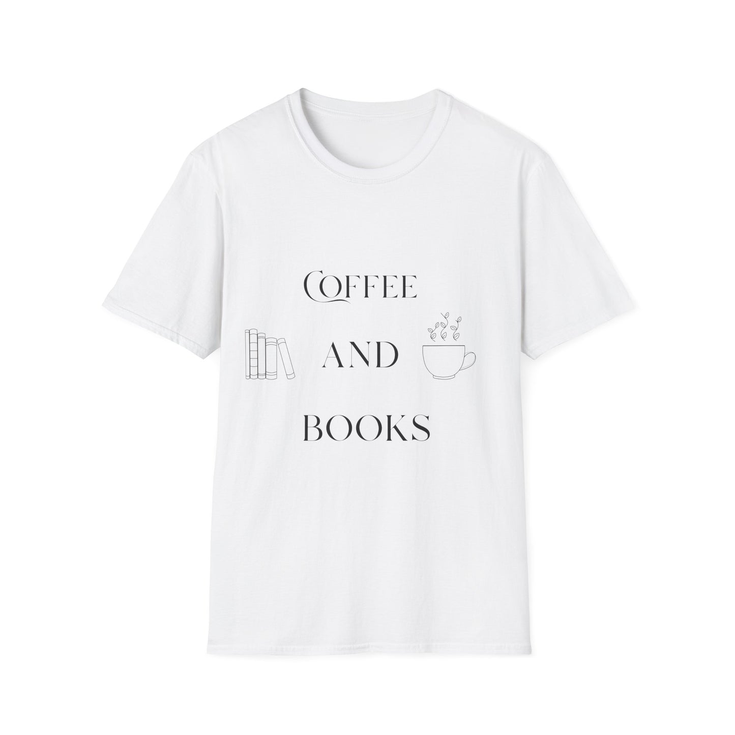 Book Lover Coffee T-Shirt — Cute Reading & Coffee Tee for Bibliophiles