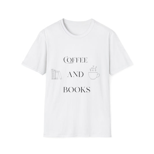 Book Lover Coffee T-Shirt — Cute Reading & Coffee Tee for Bibliophiles