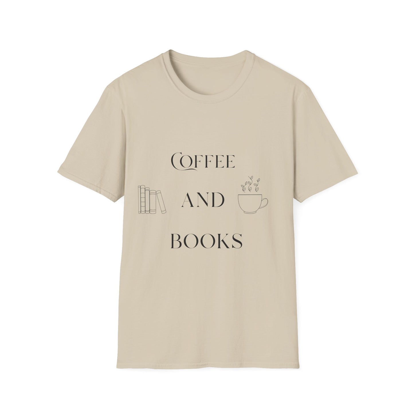 Book Lover Coffee T-Shirt — Cute Reading & Coffee Tee for Bibliophiles