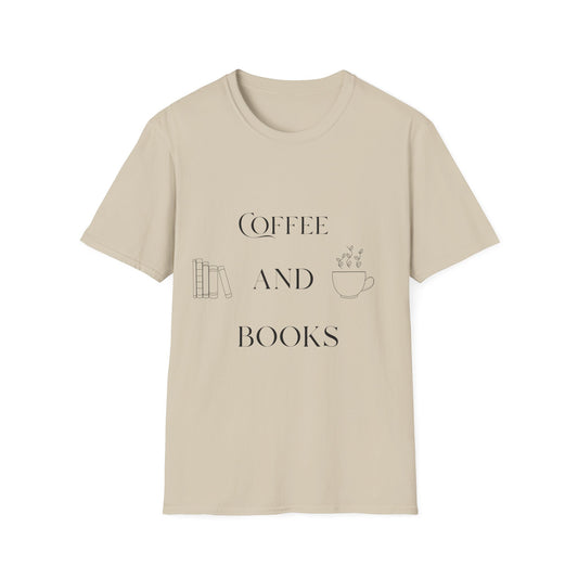 Book Lover Coffee T-Shirt — Cute Reading & Coffee Tee for Bibliophiles