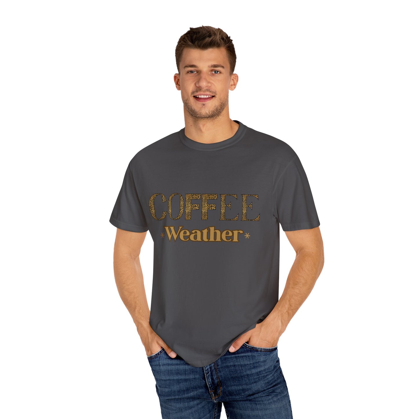 Coffee Weather T-Shirt — Cozy Vintage Coffee Lover Tee
