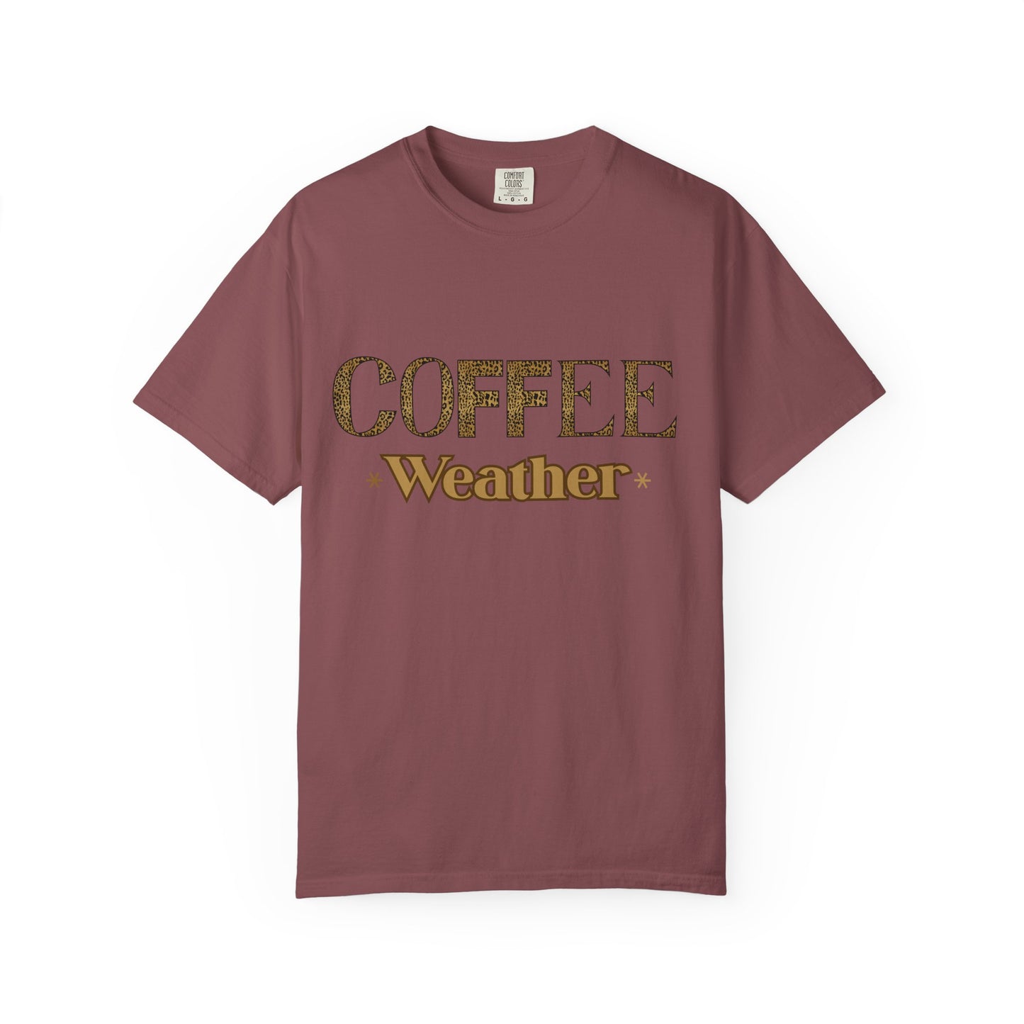 Coffee Weather T-Shirt — Cozy Vintage Coffee Lover Tee