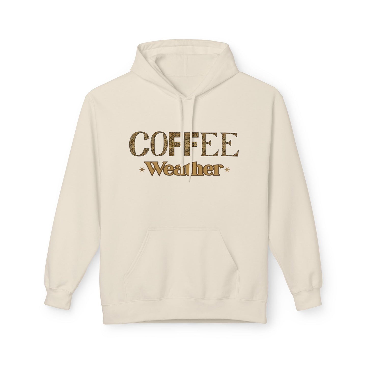 Coffee Weather Hoodie — Cozy Autumn Coffee Lover Pullover