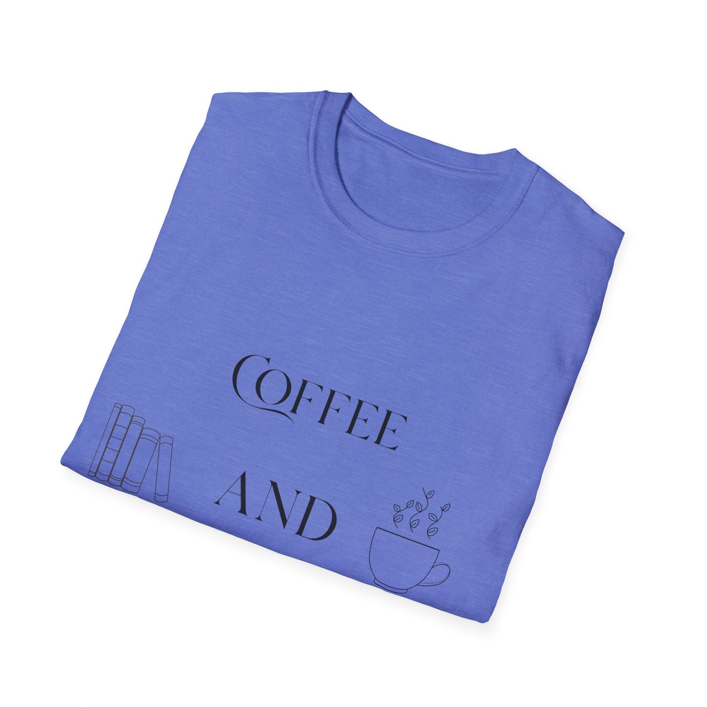 Book Lover Coffee T-Shirt — Cute Reading & Coffee Tee for Bibliophiles