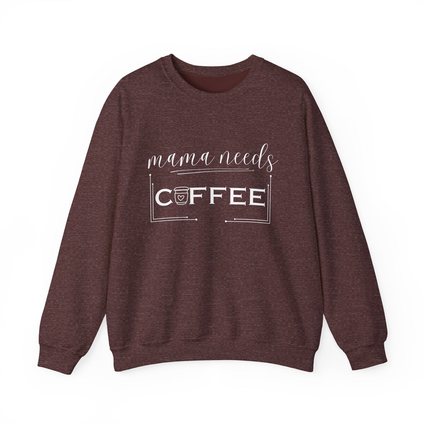 Mama Coffee Lover Sweatshirt — Funny Cute Mama Shirt for Coffee Moms
