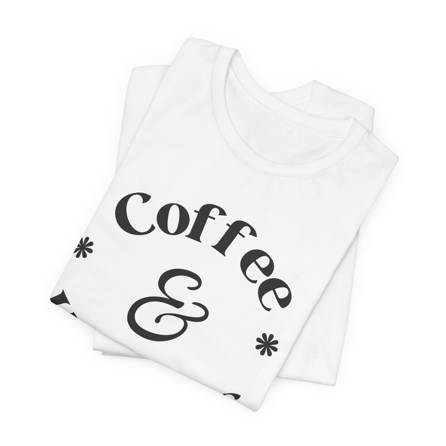 Coffee & Kindness T‑Shirt — Positive Quote Tee for Coffee Lovers