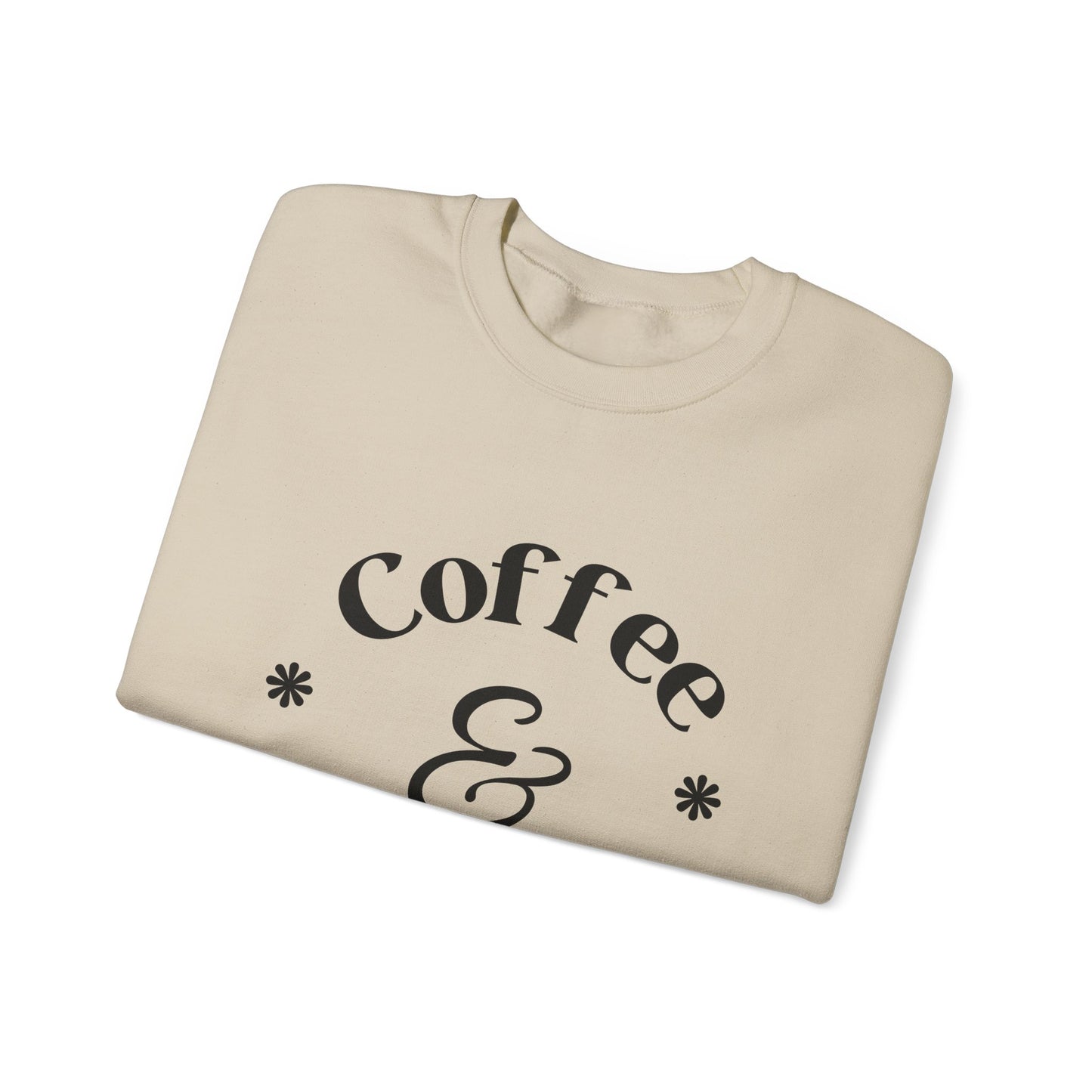 Coffee & Kindness Sweatshirt — Cozy Crewneck for Coffee Lovers