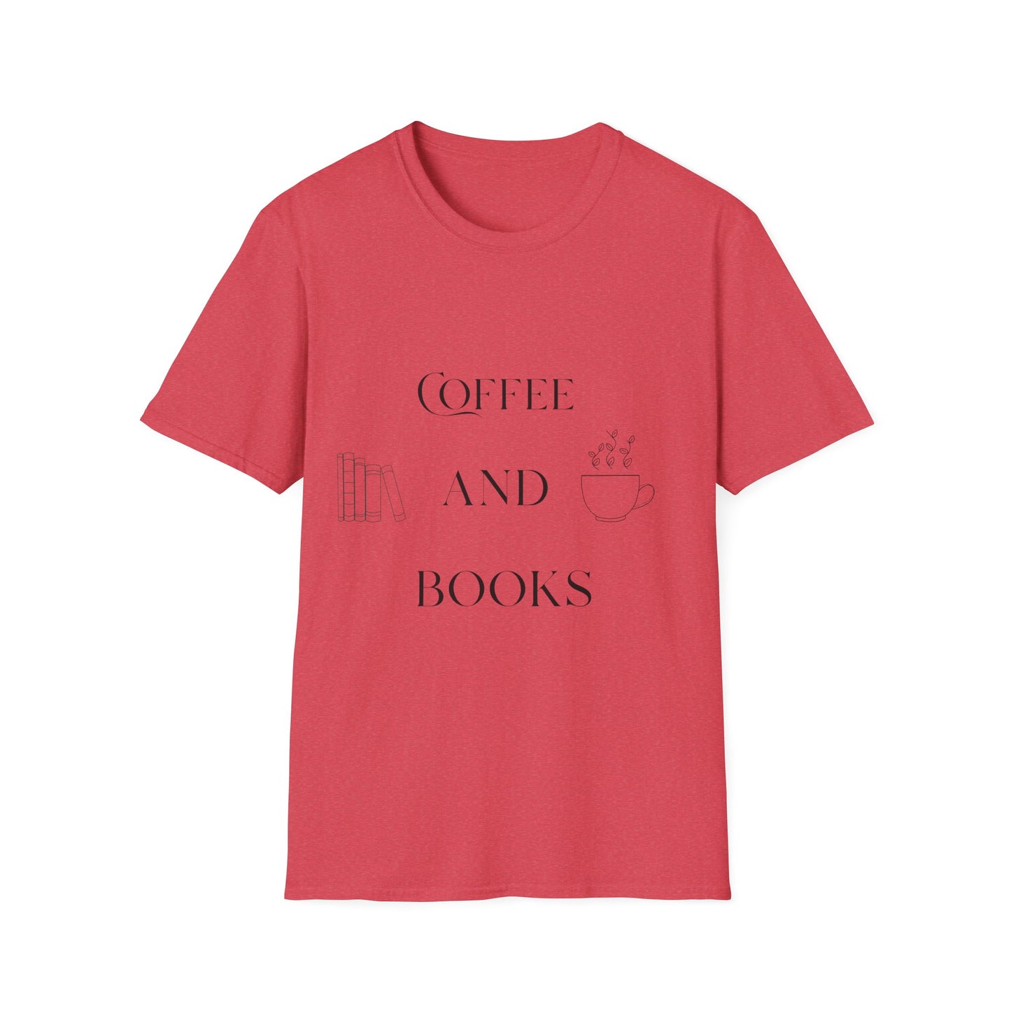 Book Lover Coffee T-Shirt — Cute Reading & Coffee Tee for Bibliophiles