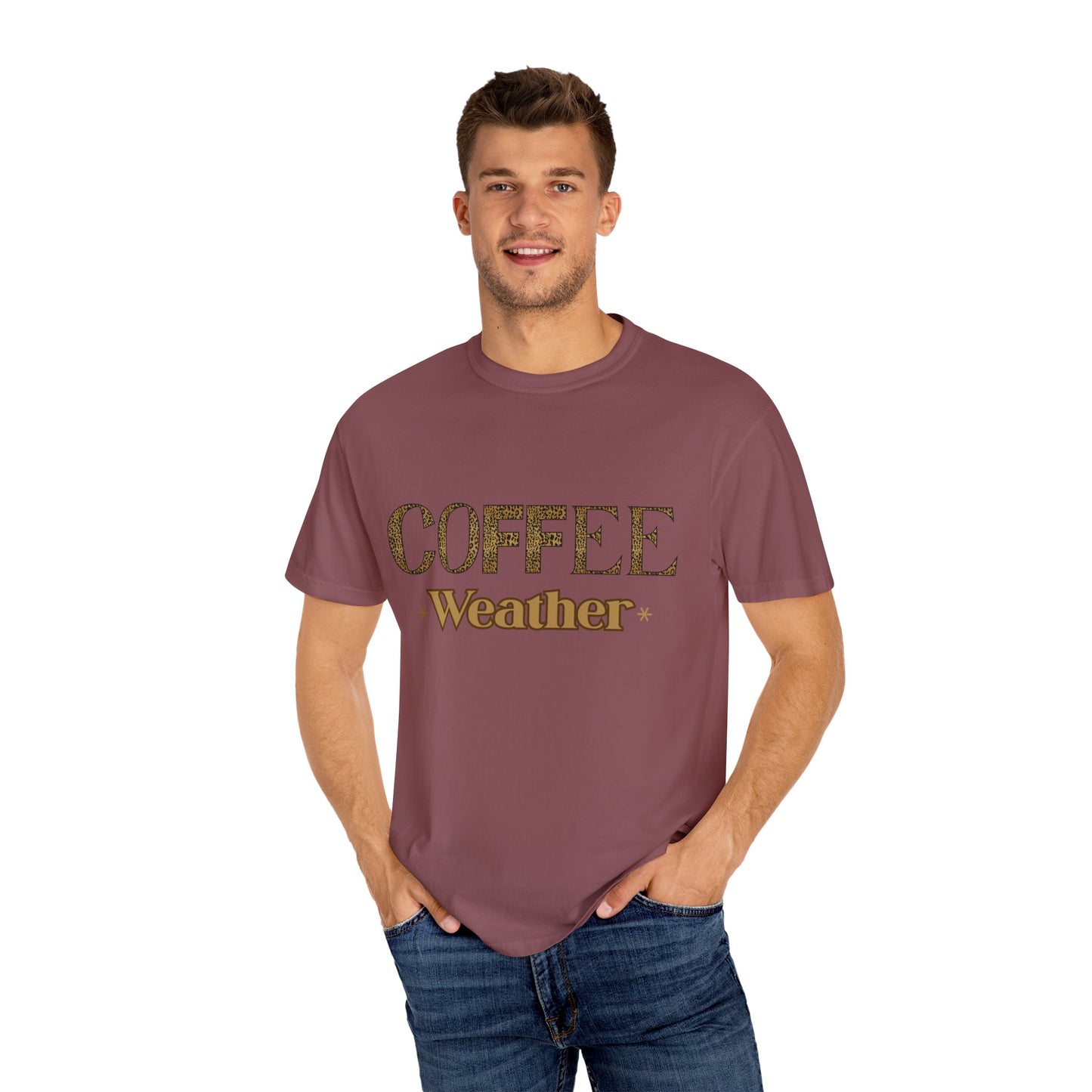 Coffee Weather T-Shirt — Cozy Vintage Coffee Lover Tee