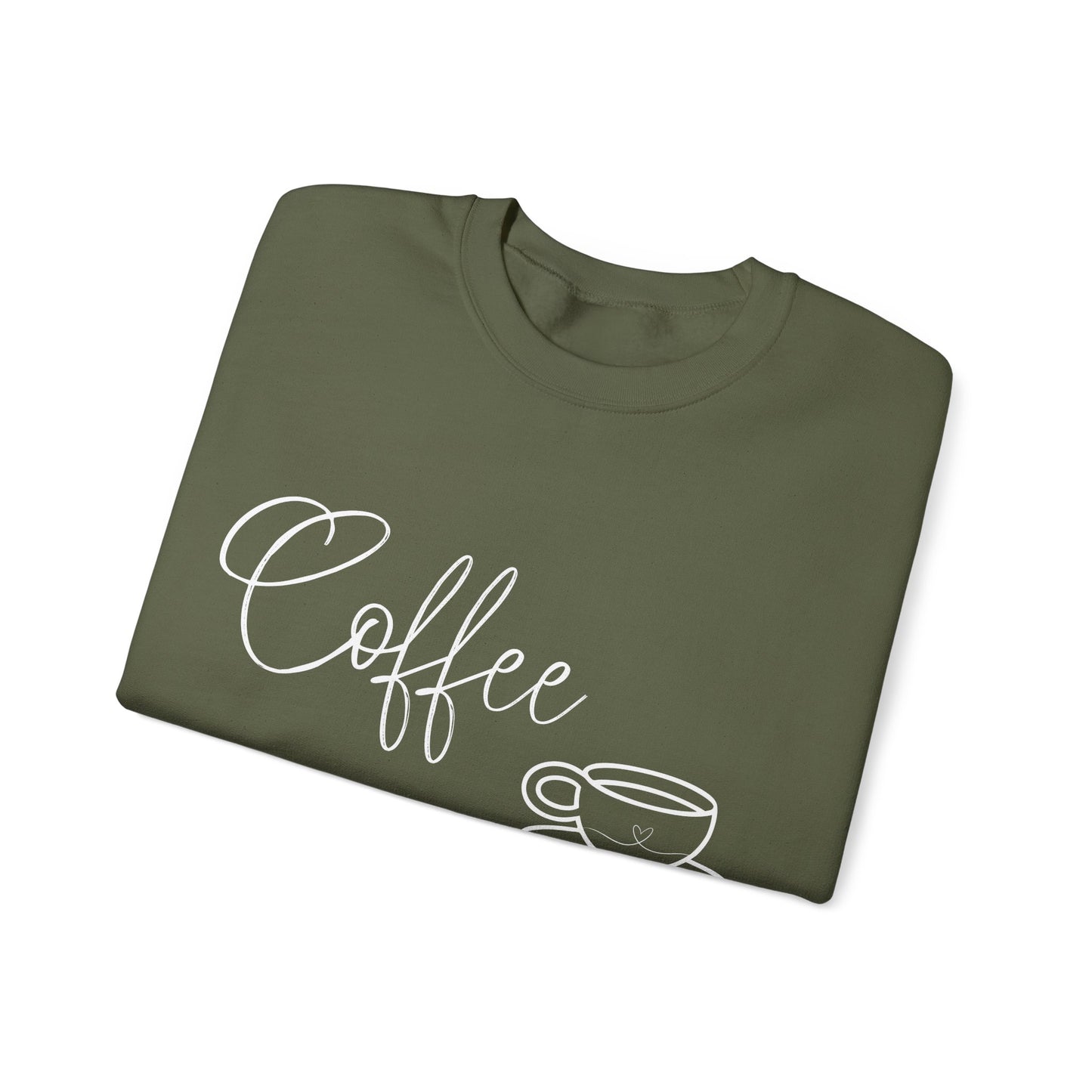 Coffee Queen Sweatshirt — Cozy Crewneck for Coffee Lovers