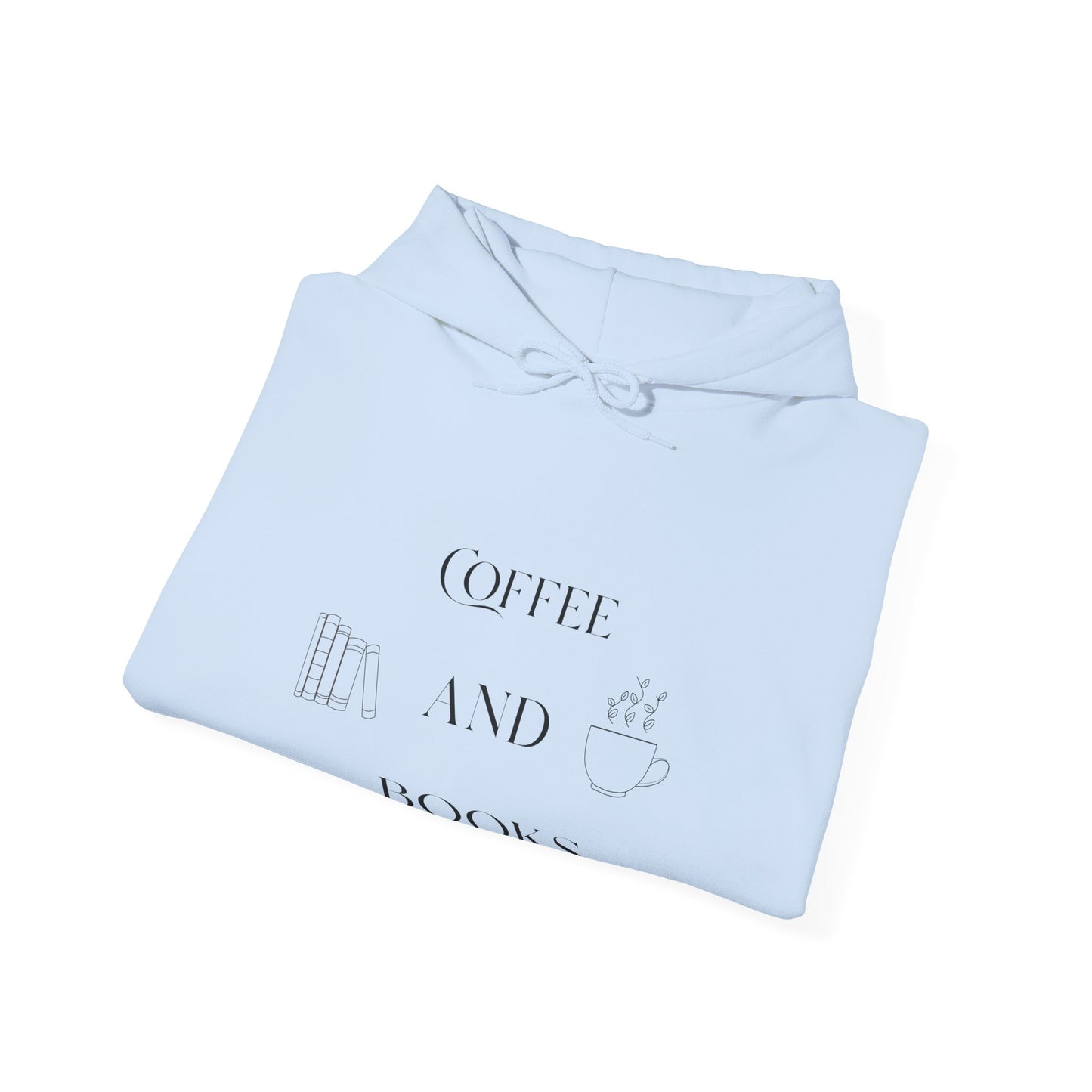 Cozy Coffee Books Hoodie Sweatshirt - Unisex Heavy Blend™