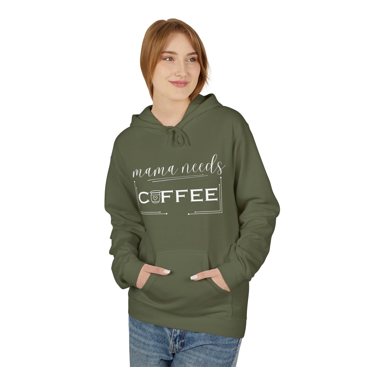 Mama Needs Coffee Hoodie – Cozy Mom Coffee Lover Pullover