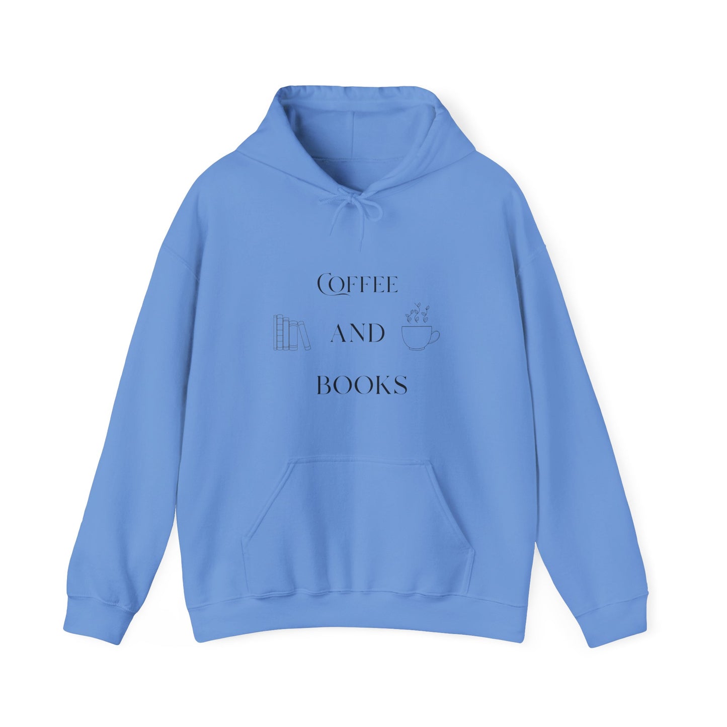Cozy Coffee Books Hoodie Sweatshirt - Unisex Heavy Blend™