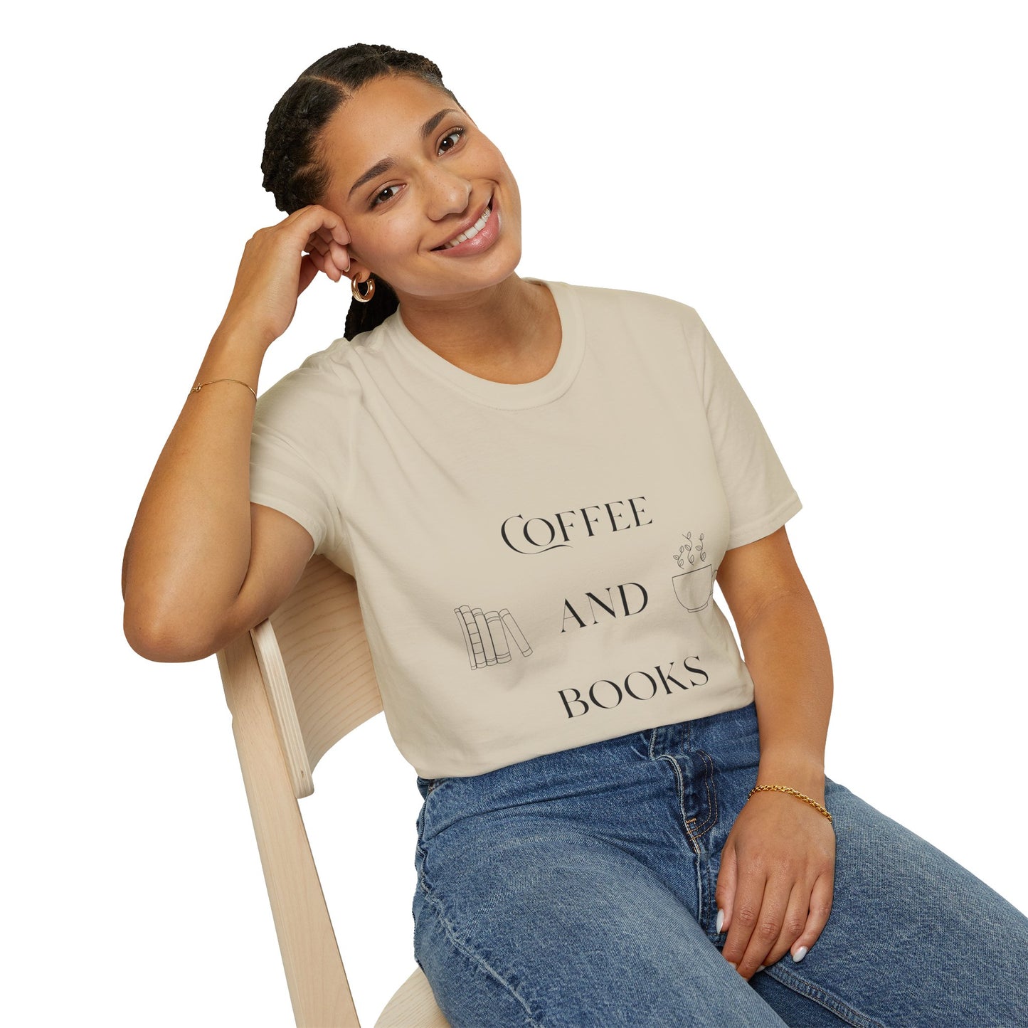 Book Lover Coffee T-Shirt — Cute Reading & Coffee Tee for Bibliophiles
