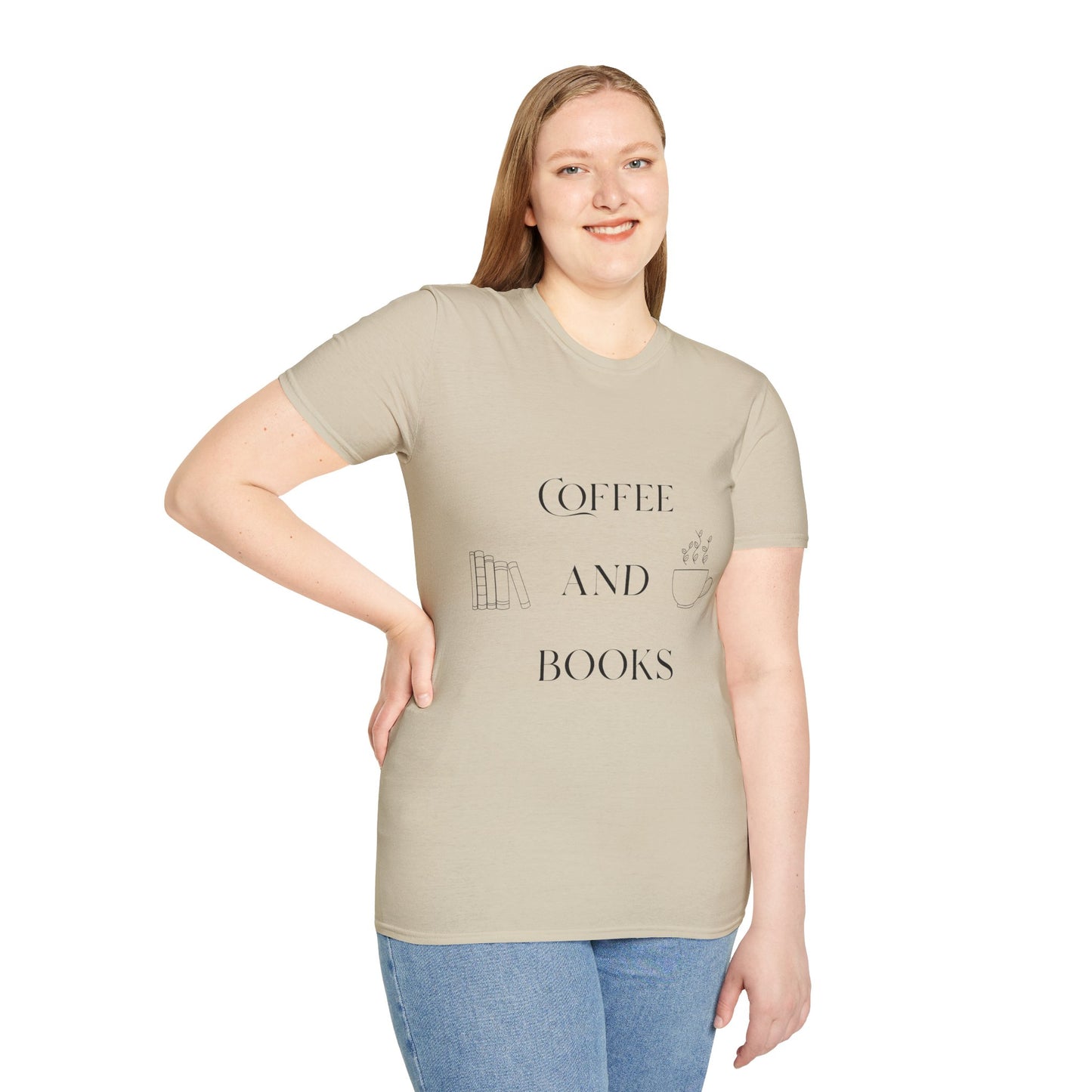 Book Lover Coffee T-Shirt — Cute Reading & Coffee Tee for Bibliophiles