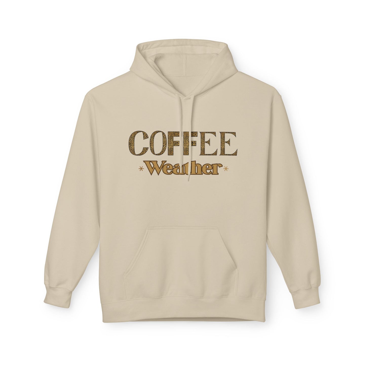 Coffee Weather Hoodie — Cozy Autumn Coffee Lover Pullover