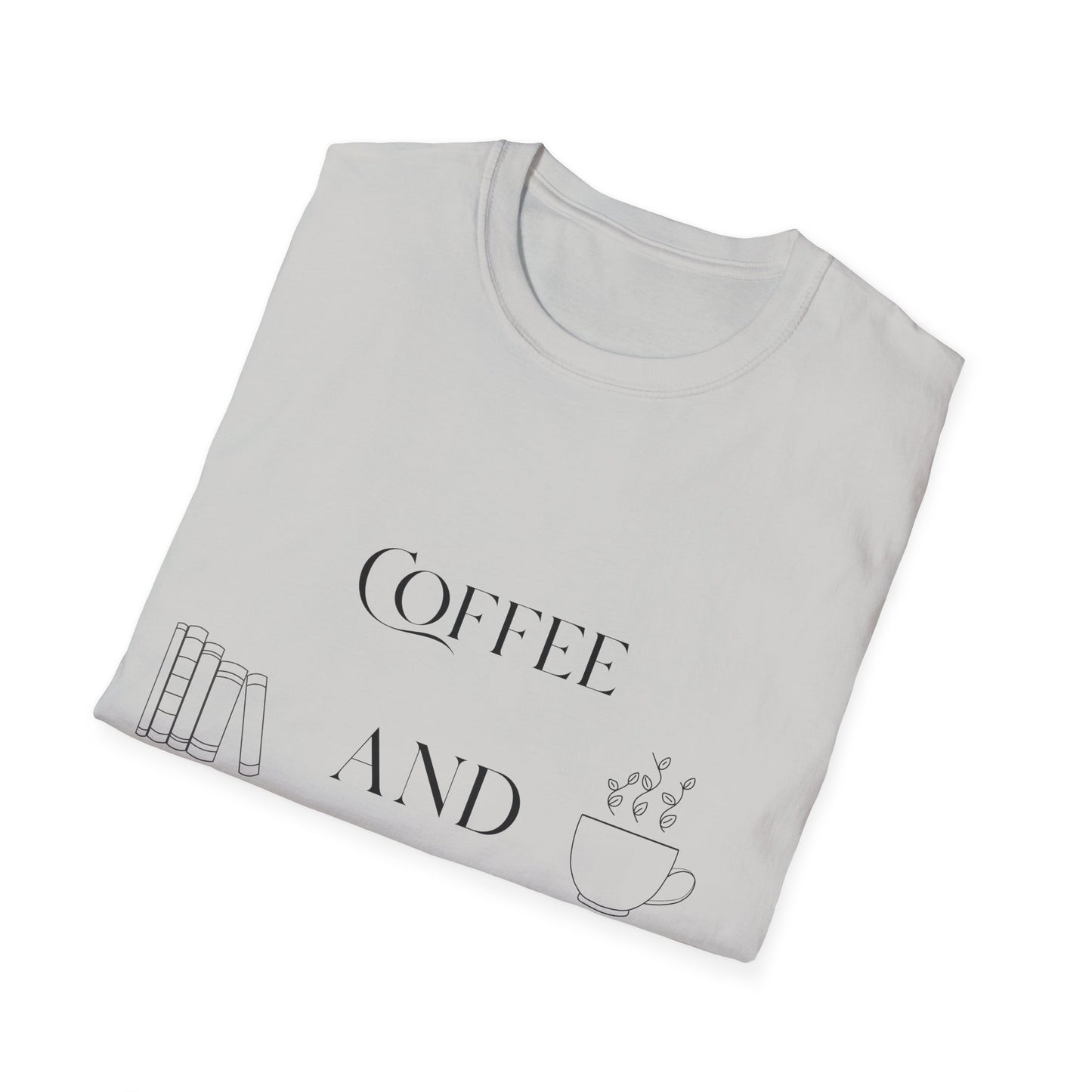 Book Lover Coffee T-Shirt — Cute Reading & Coffee Tee for Bibliophiles