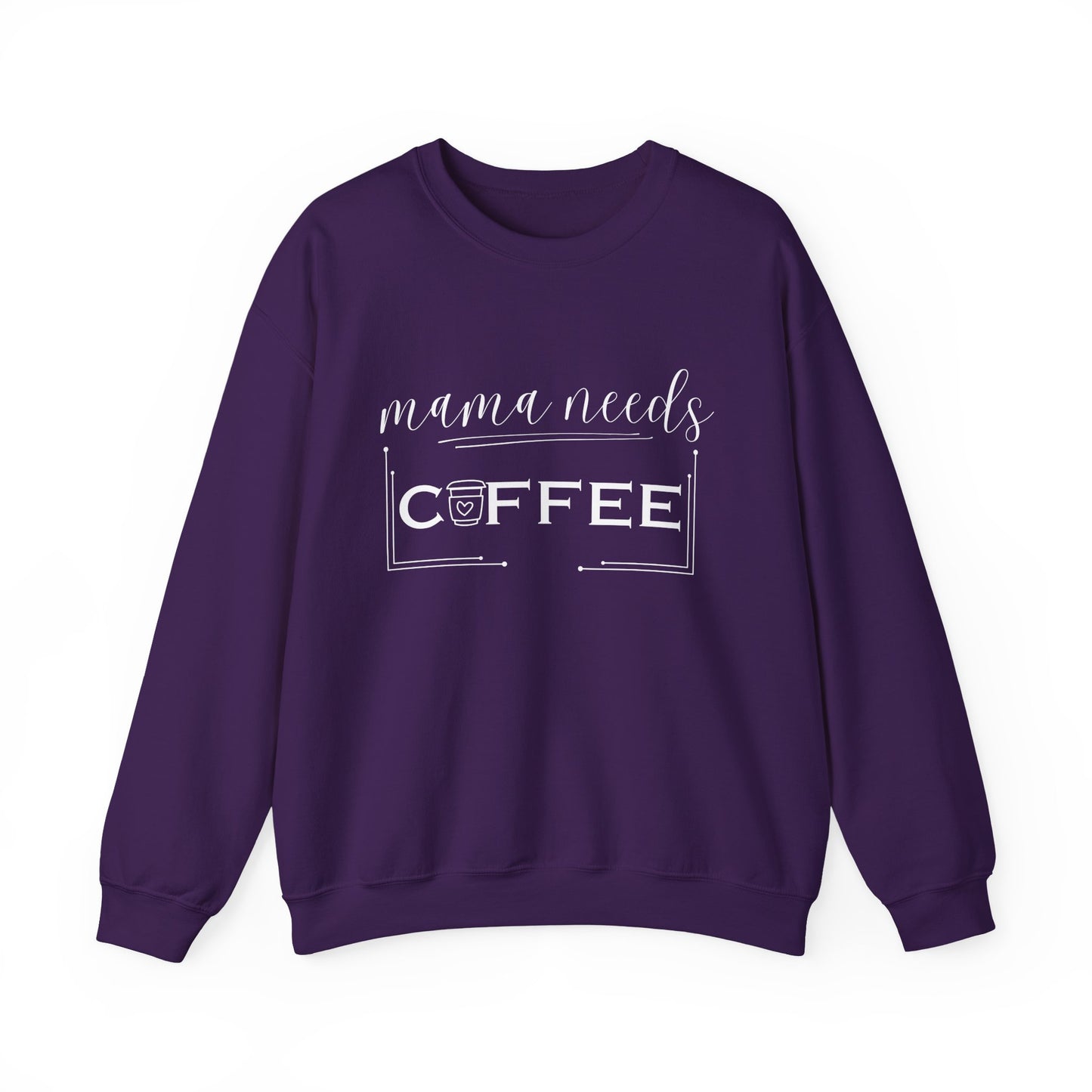 Mama Coffee Lover Sweatshirt — Funny Cute Mama Shirt for Coffee Moms