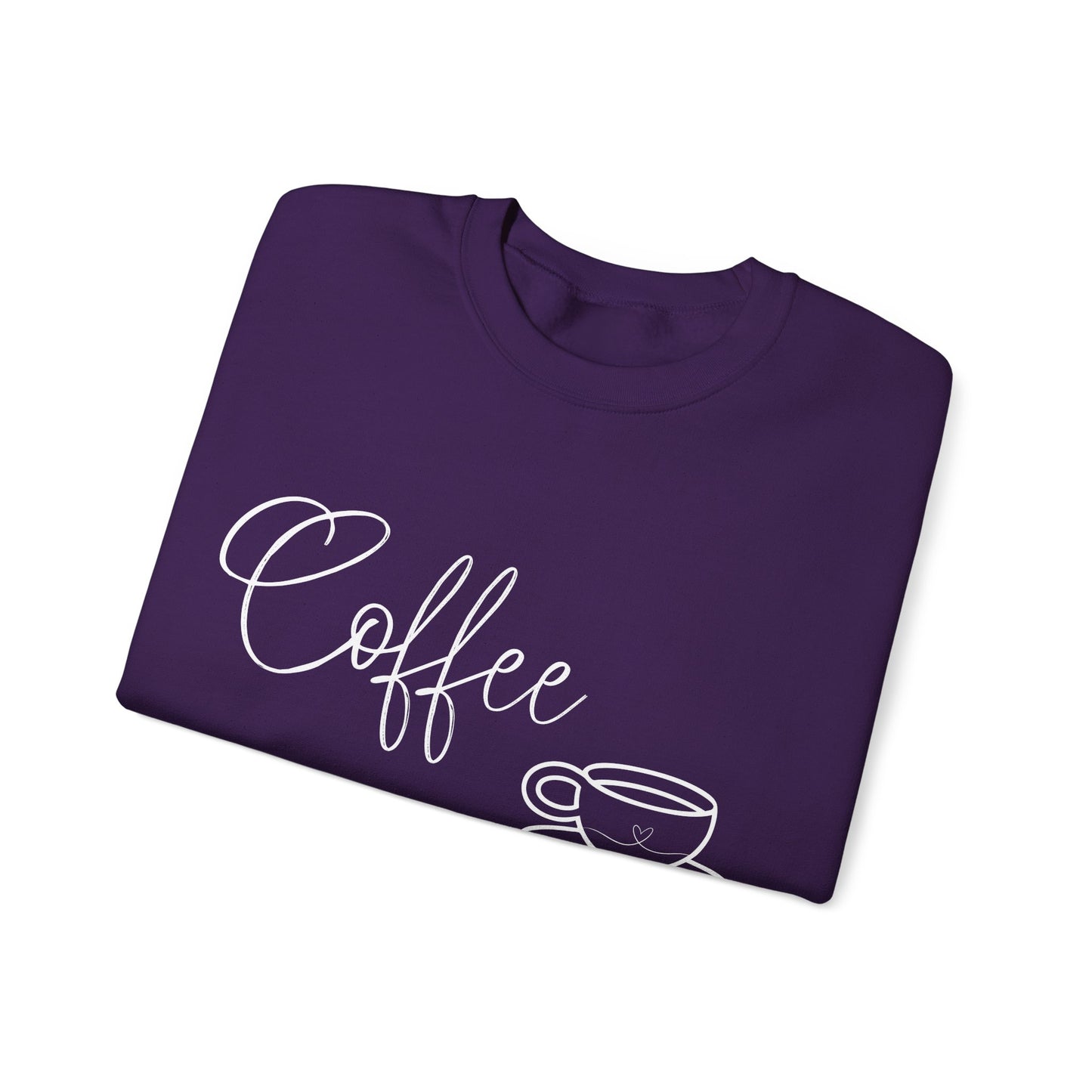 Coffee Queen Sweatshirt — Cozy Crewneck for Coffee Lovers