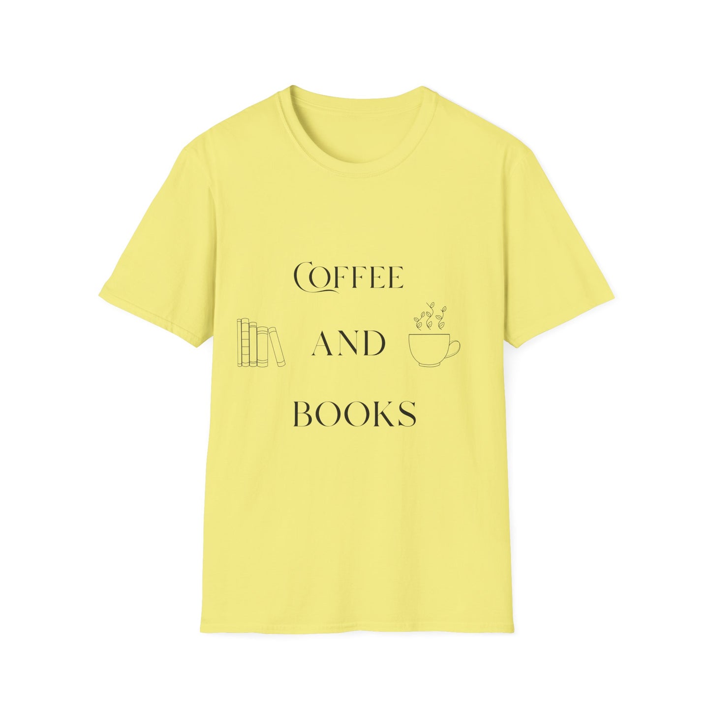 Book Lover Coffee T-Shirt — Cute Reading & Coffee Tee for Bibliophiles