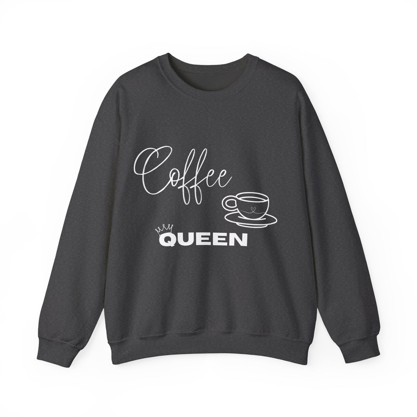 Coffee Queen Sweatshirt — Cozy Crewneck for Coffee Lovers